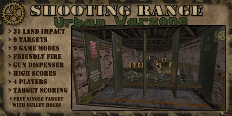 Second Life Marketplace - Shooting Range (Urban Warzone)
